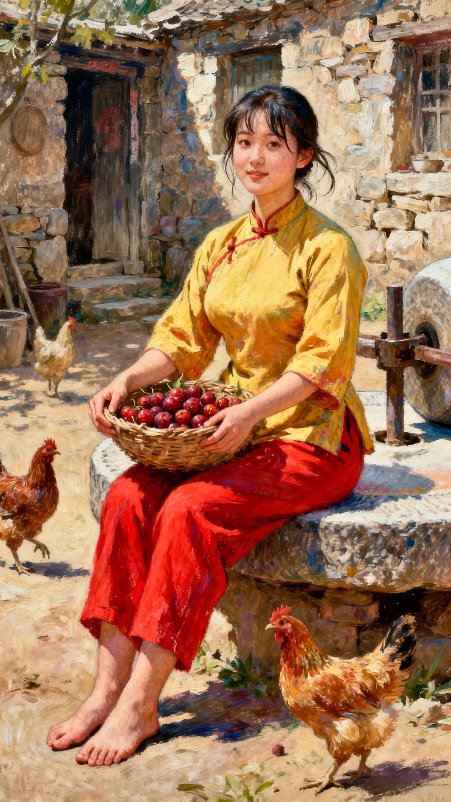 画 怀旧情怀 乡土风情