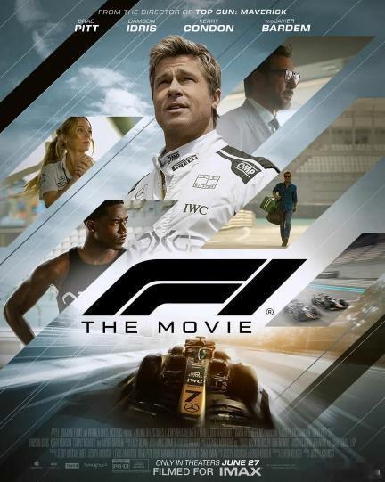 《F1:狂飙飞车》马上就在本周五6.27上映了，不过我已经提前观影啦，就不剧透了