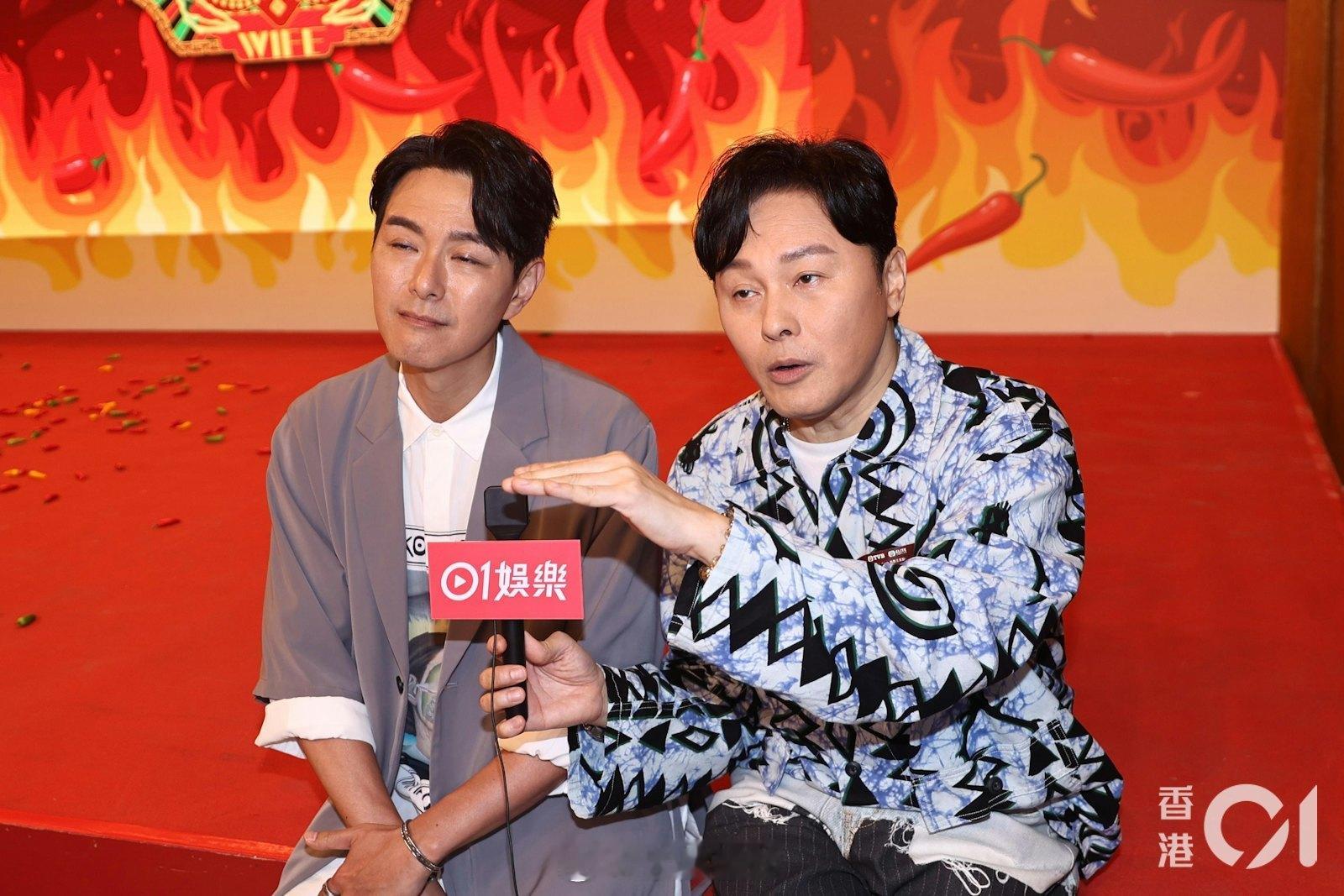 曹永廉北上宣傳變「毒王」？蕭正楠控被傳染：叫左你唔好錫我個囝蕭正楠與曹永廉昨日（