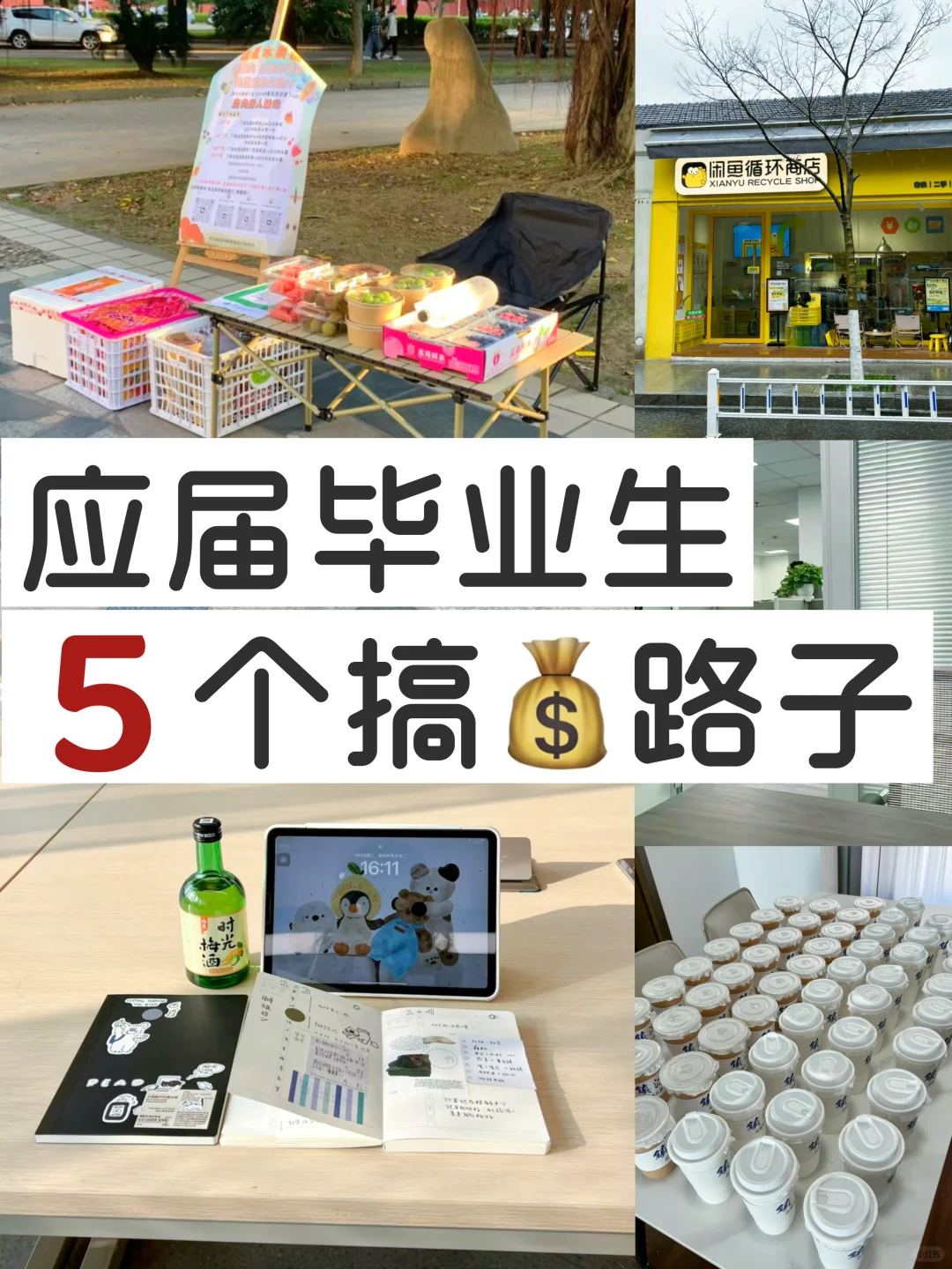 挑战教会大学生搞钱1️⃣：直接带薪💰毕业！！