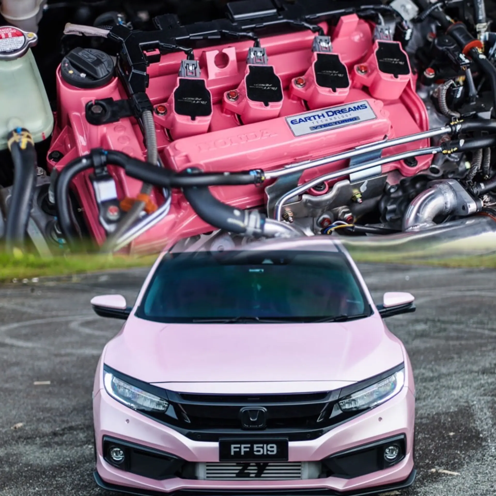粉粉哒CIVIC.
