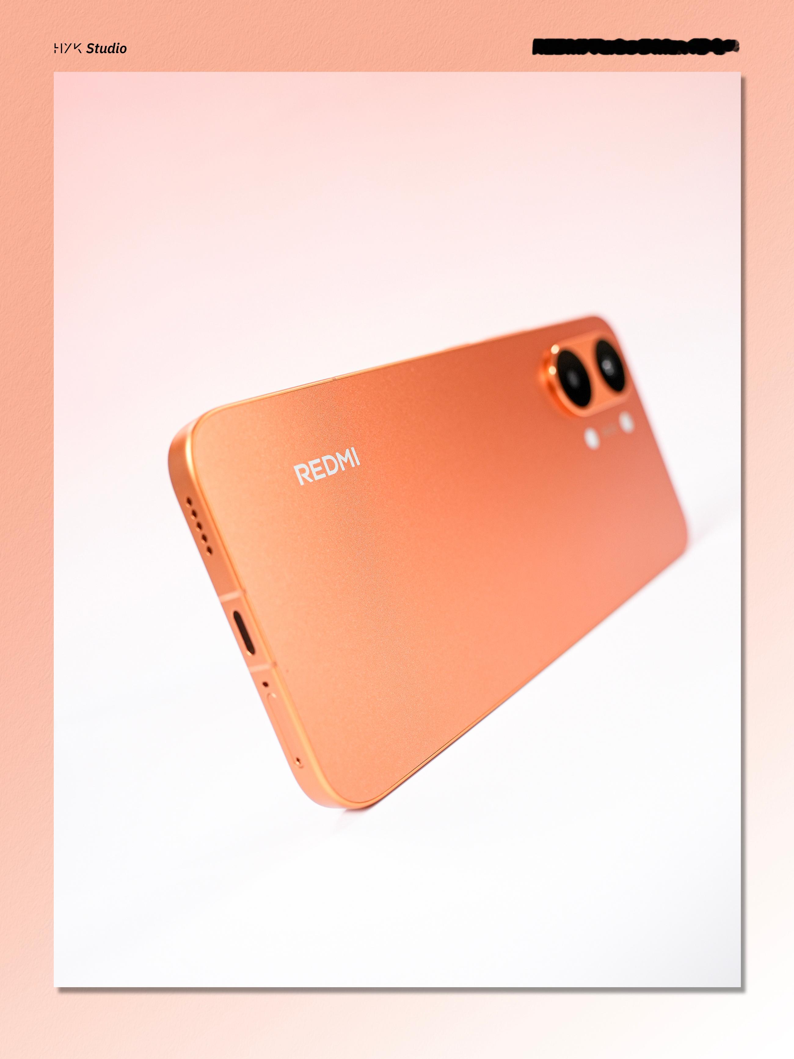 HYK图赏｜REDMI Turbo 5 Max「阳光橙」不是那种刺眼的亮色，更像