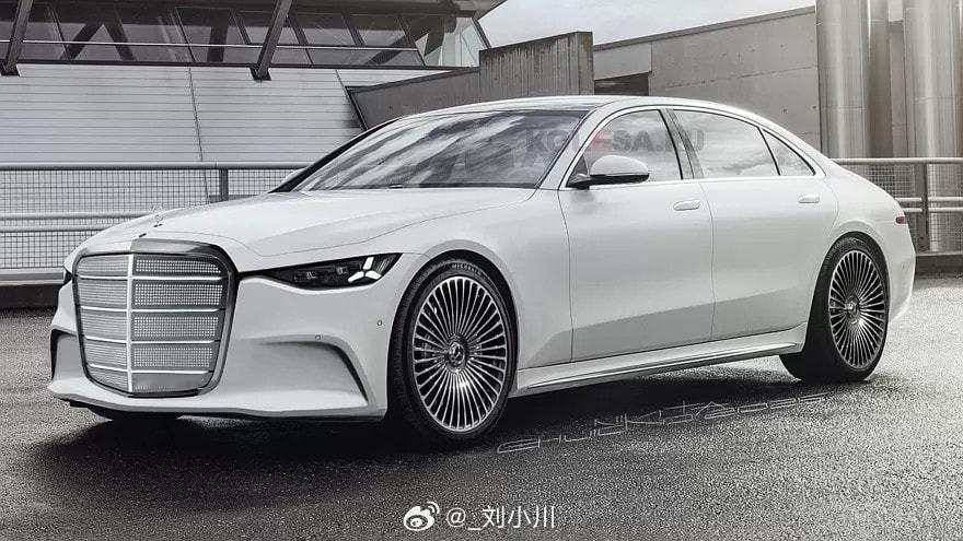 奔驰[超话]下一代奔驰S级渲染图 【新车渲染】下一代奔驰S级渲染图，大家觉得怎么