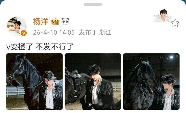 杨洋争取升金V杨洋问大家的SBTI是什么杨洋不得不营业了 