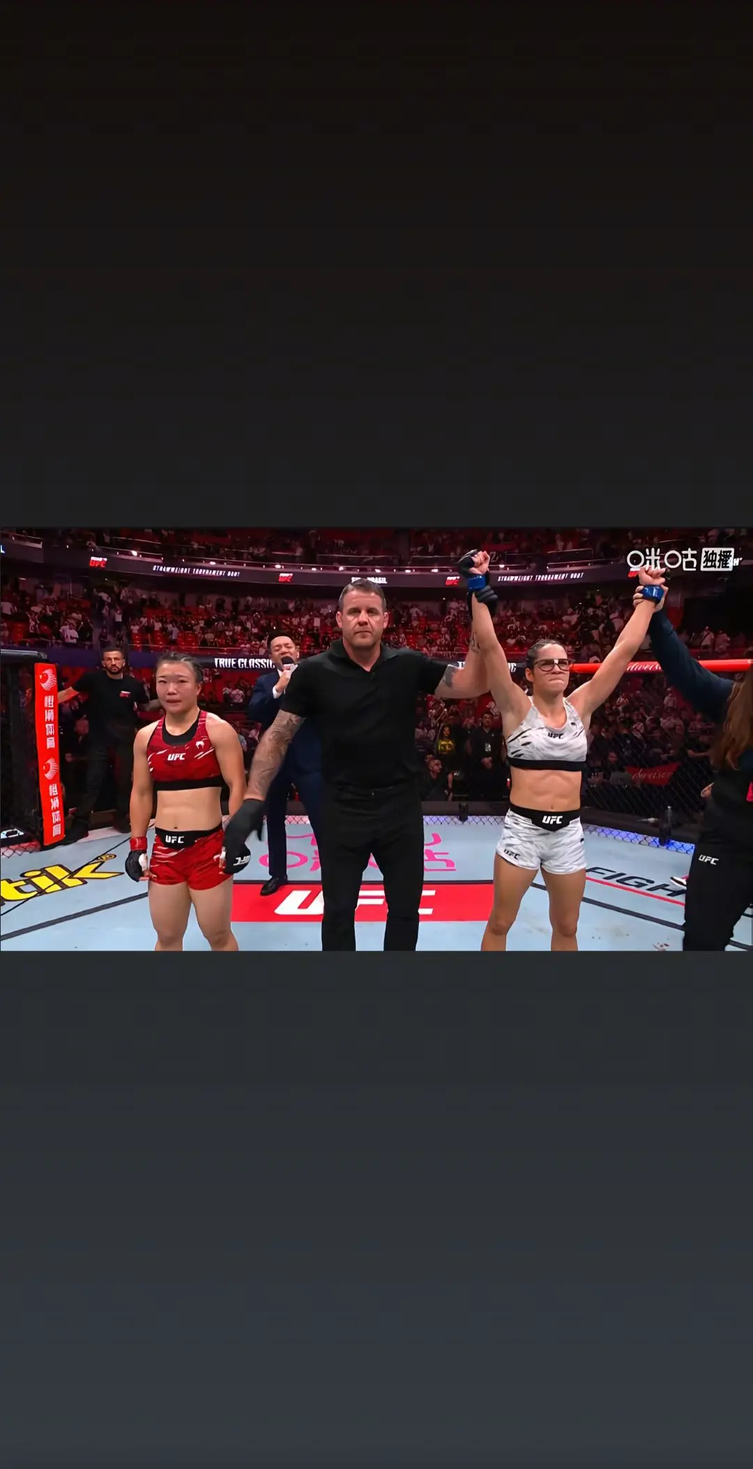 体格差距太大。   首秀败了