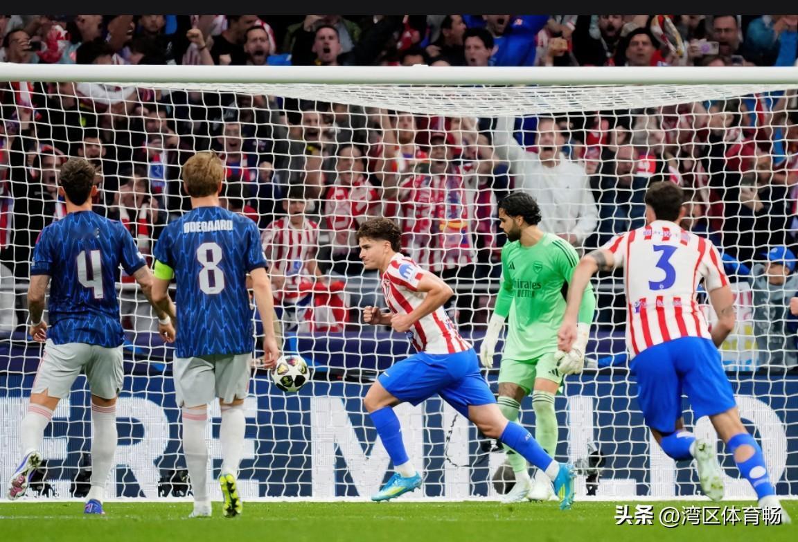 北京时间4月29日，欧冠半决赛首回合焦点对决落幕，马德里竞技主场1-1战平阿森纳
