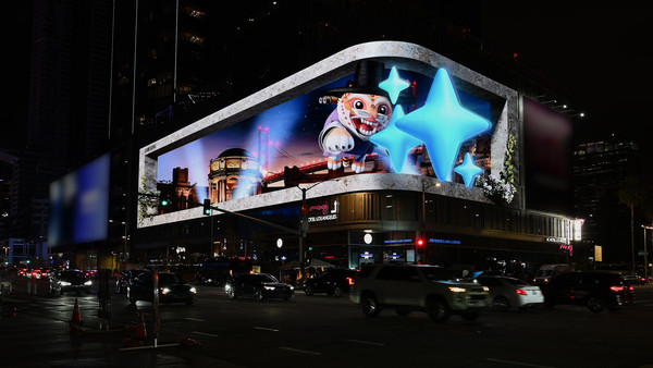 三星电子在全球地标建筑推出 Galaxy Unpacked 3D 户外广告 