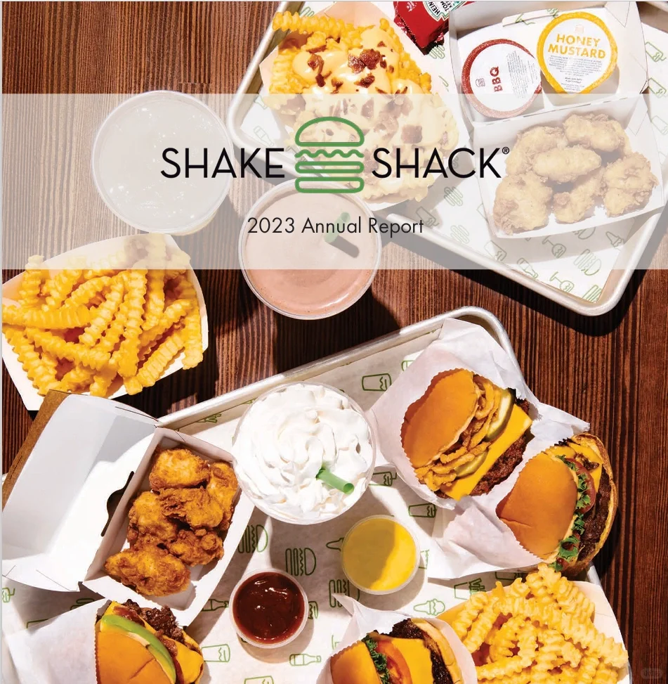 网红shake shack汉堡23财年核心业务数据图|