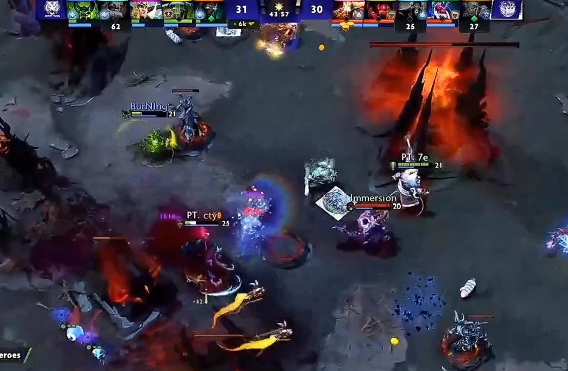 未来运动队淘汰赛 Burning队劣势翻盘将比赛追成1:1，双方马上就要进行决胜