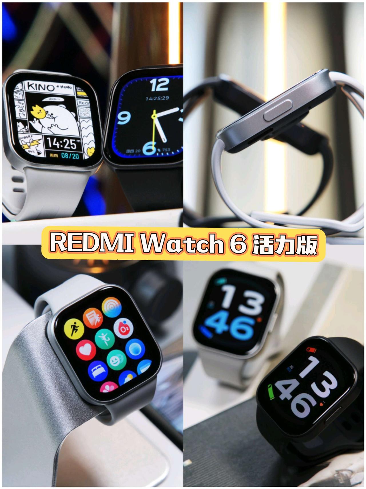 小米悄摸摸的更新了一款平价智能手表产品：REDMI Watch 6 活力版。最重