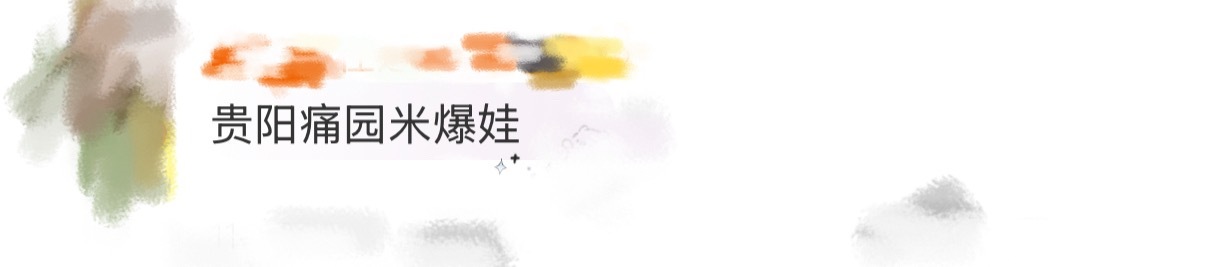 这个贵阳你怎么这么懂大米爆的心！！！感觉现在贵阳完全就是时团痛园好吧🥹痛园里的