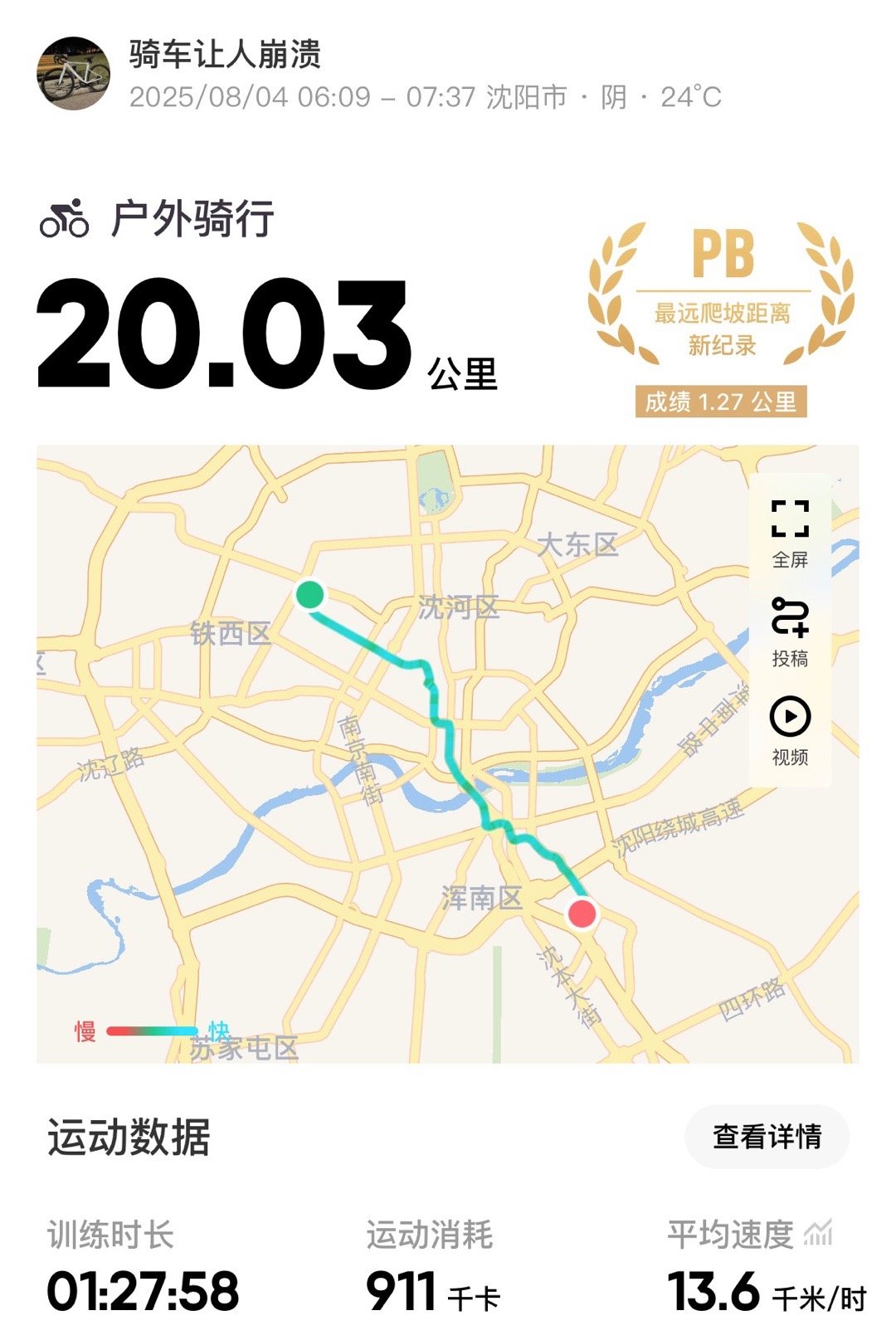 骑车真爽呀！ ​​​