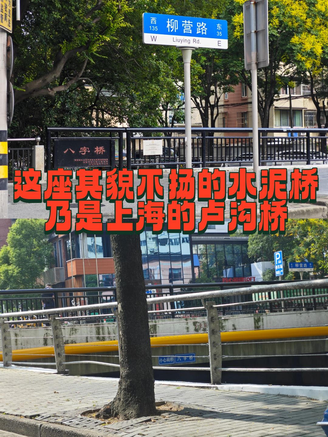 这座其貌不扬的八字桥竟然是上海的卢沟桥