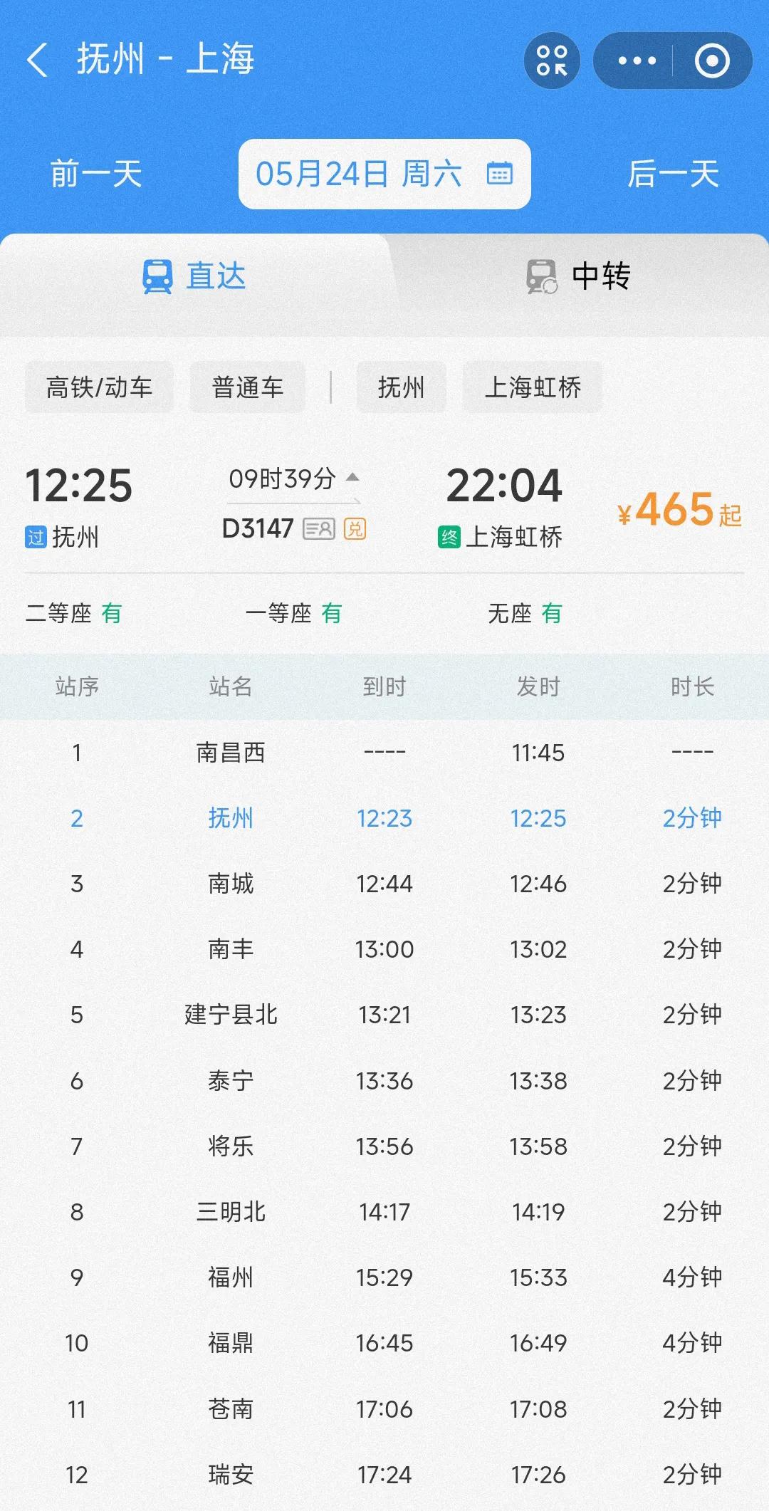 走遍江西省11座城市，我感觉抚州市的高铁出行是最憋屈的。具体来说抚州到鹰潭没有高