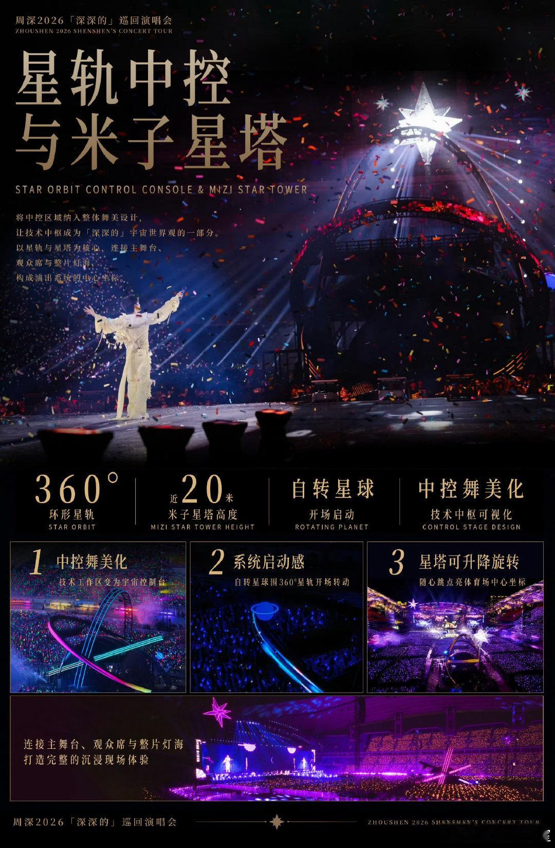 周深演唱会舞台装置周深把快乐巡游近距离带到观众身边 谁懂周深演唱会的诚意！80米