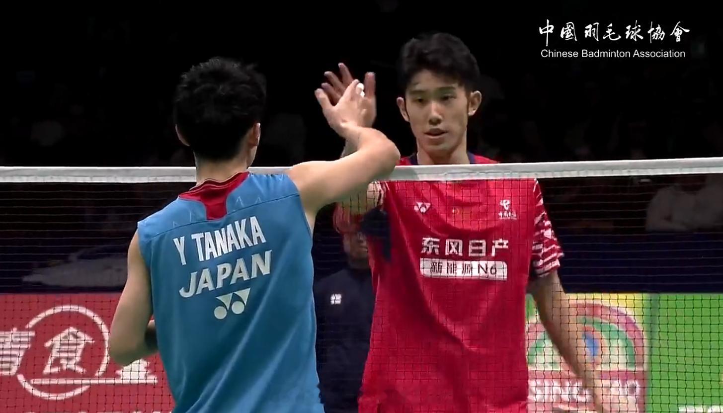 2026亚洲羽毛球团体锦标赛 男团 决赛 中国 0-1日本 男单 胡哲安 10-