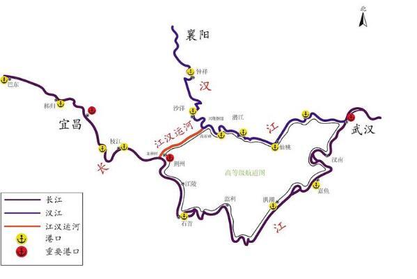 这条江汉运河运行10年，成绩斐然。
1.连通长江和汉江，2014年9月建成通航，