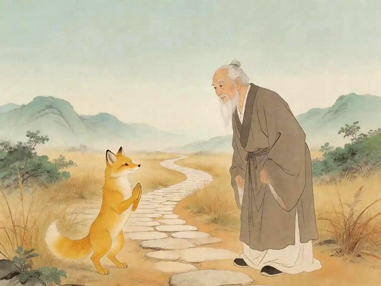 你说讨封这事儿，谁不图个好前程啊？
可这黄皮子拦着老农讨封，老农随口一句“我看你