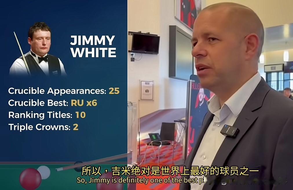 霍金斯认为丁俊晖十年前就应该成为世锦赛冠军，他是没有拿过世锦赛冠军最好的球手之一