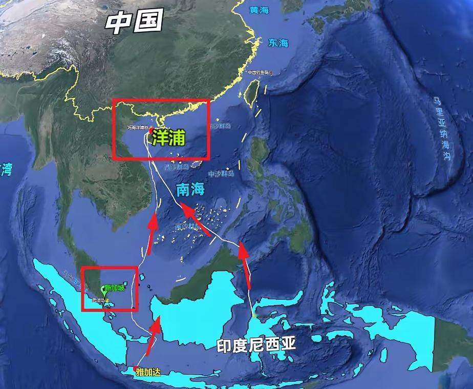 很多人问，为什么中国要把南方航运重心放在海南洋浦，而不是别的港口。
答案其实很现