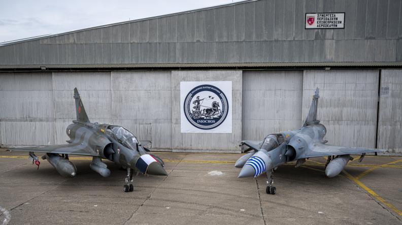 今日幻影在希腊参加“Iniochos 2026”联演的法国空天军（AAE）第3联