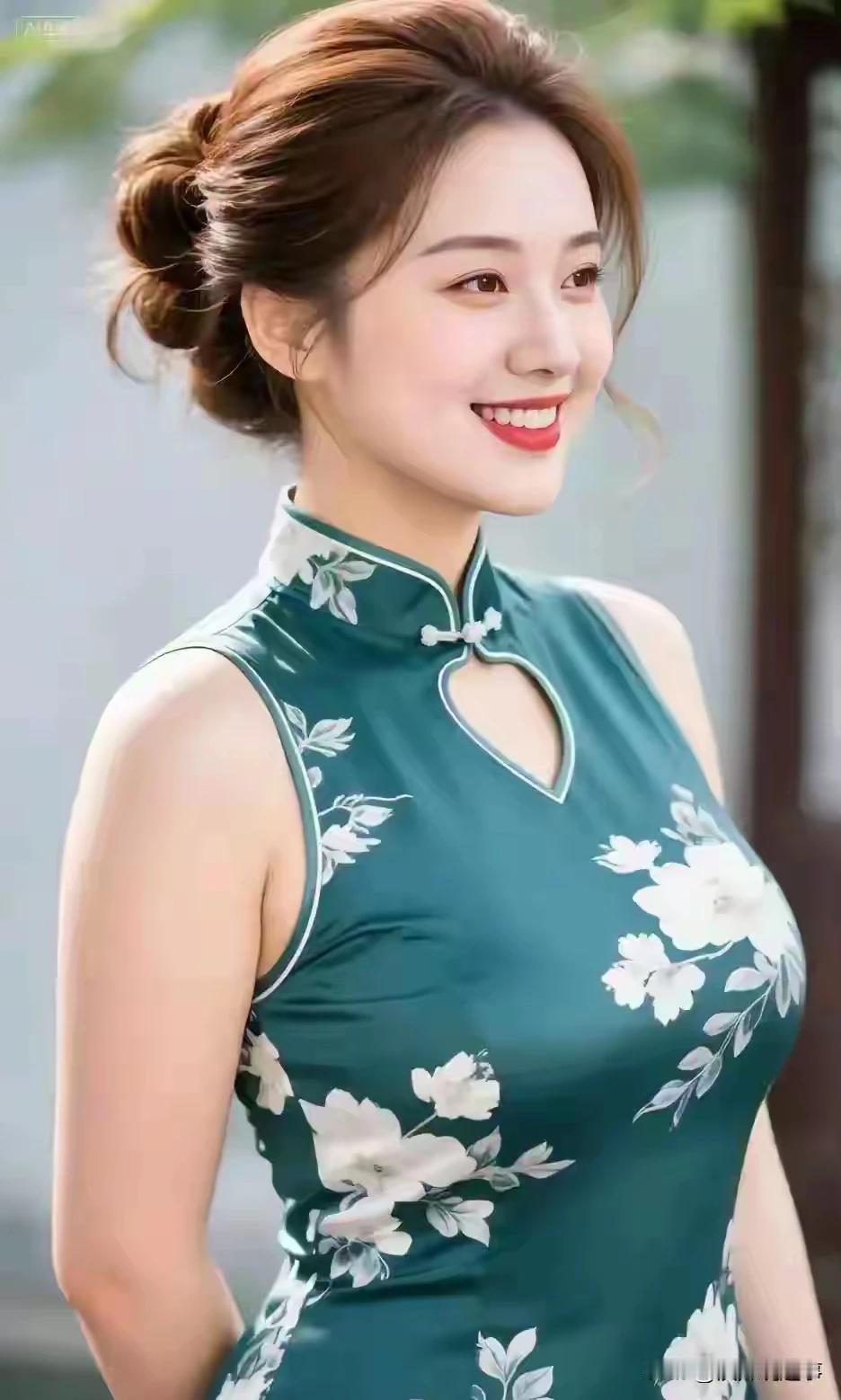 姑娘天生就爱笑，
一笑陡增三分俏。
惹得男士排队追，
抛出绣球见分晓。