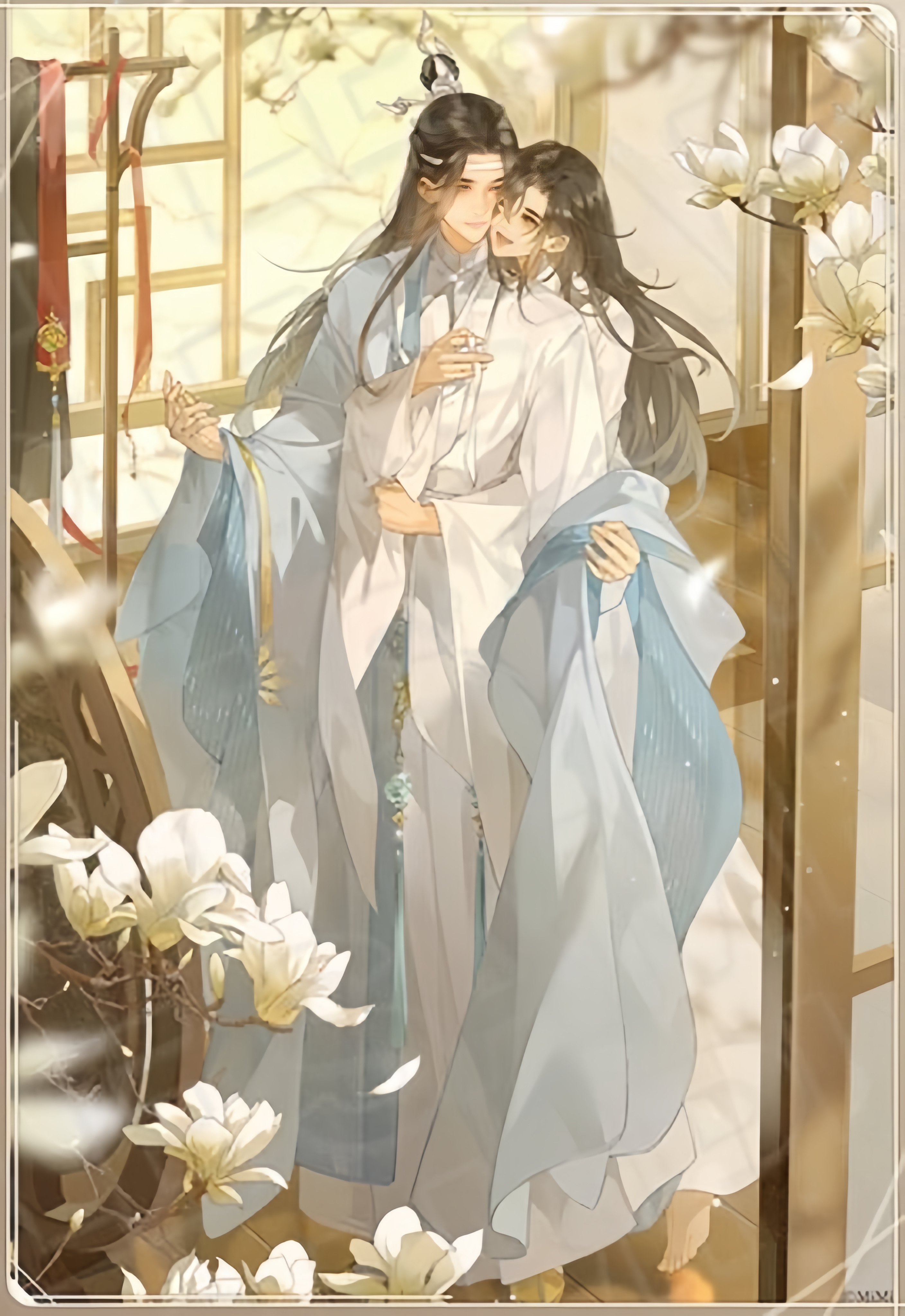 魔道祖师动画魔道祖师联动插图，汪叽羡羡太般配 魔道祖师