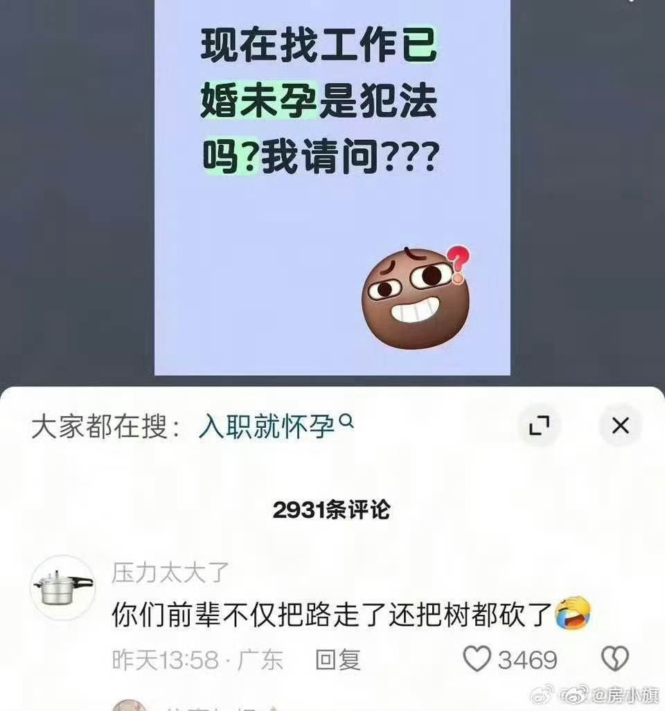 网友发帖：连续生育，一怀孕就造假先兆流产单，逼着公司不派活甚至休长假，哺乳期一过