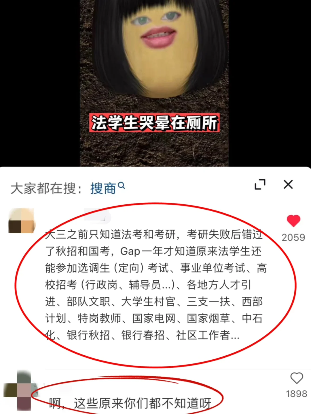 法学找工作…真的不要太老实！