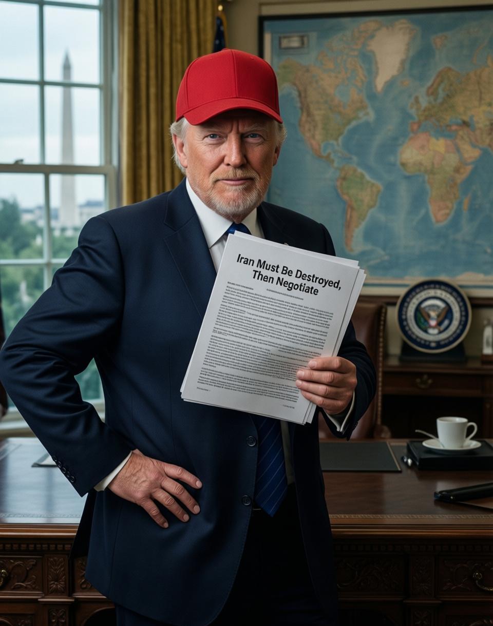 “他们被打得很惨，所以谈协议比以前容易多了。”——这话是特朗普在接受哥伦比亚广播