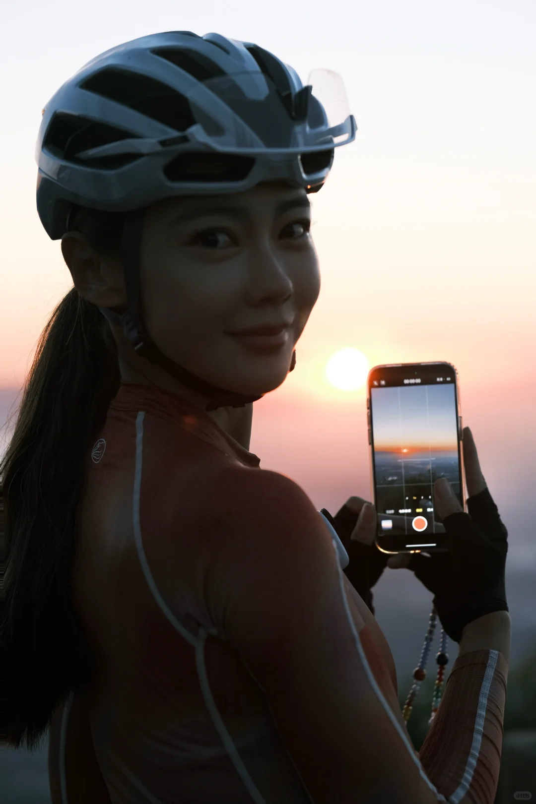 凌晨一点半出门🚴‍♀️追了一场北京四点半🌅