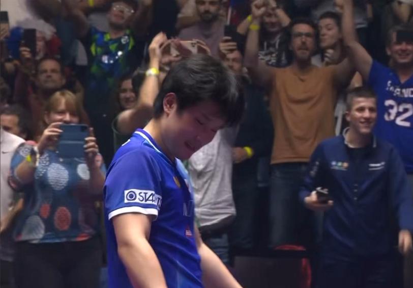 大布vs张本智和，太戏剧性了！

张本智和在大比分2:0领先的情况下，被大布连追