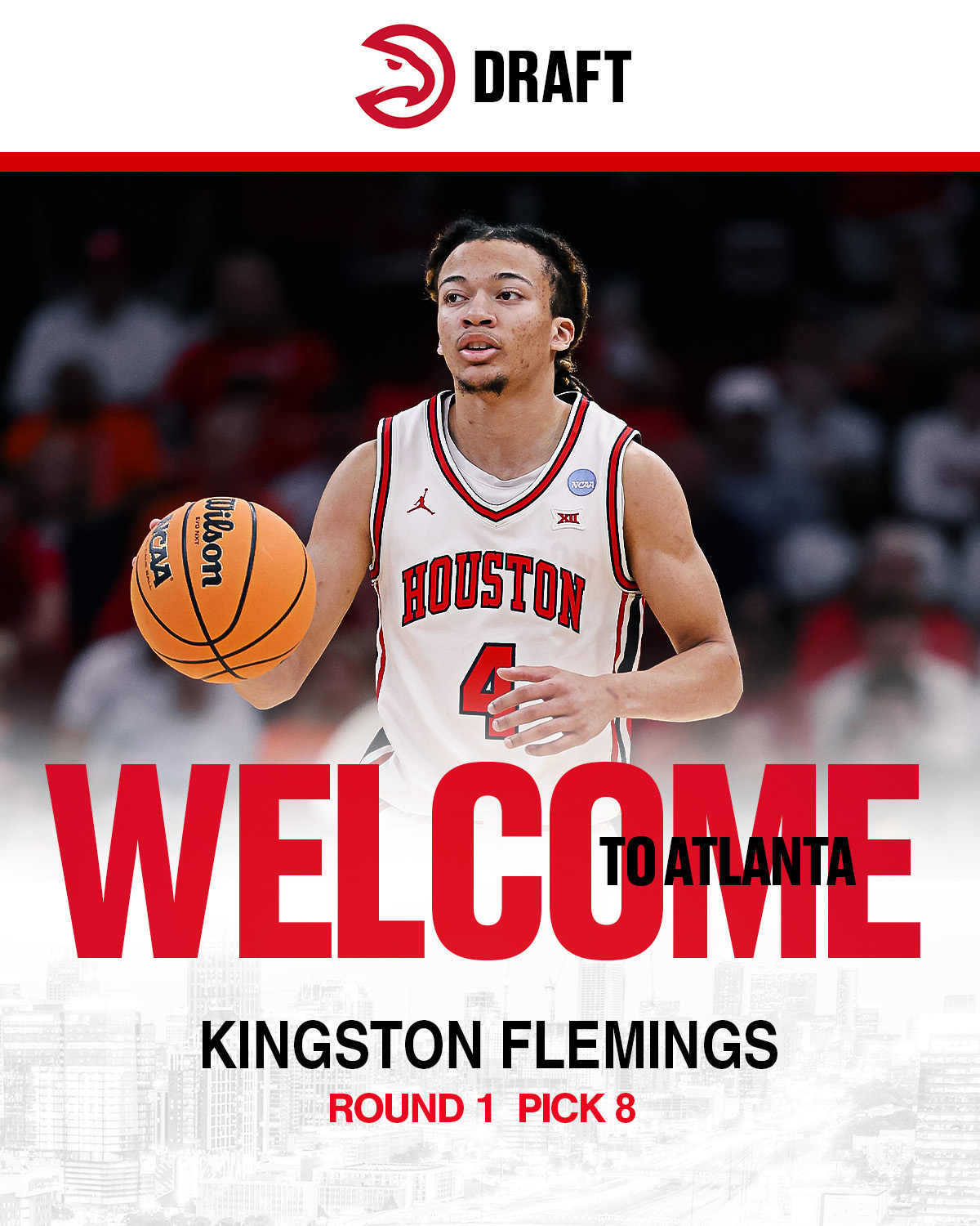 第8顺位：弗莱明斯（老鹰）2026NBA选秀大会
