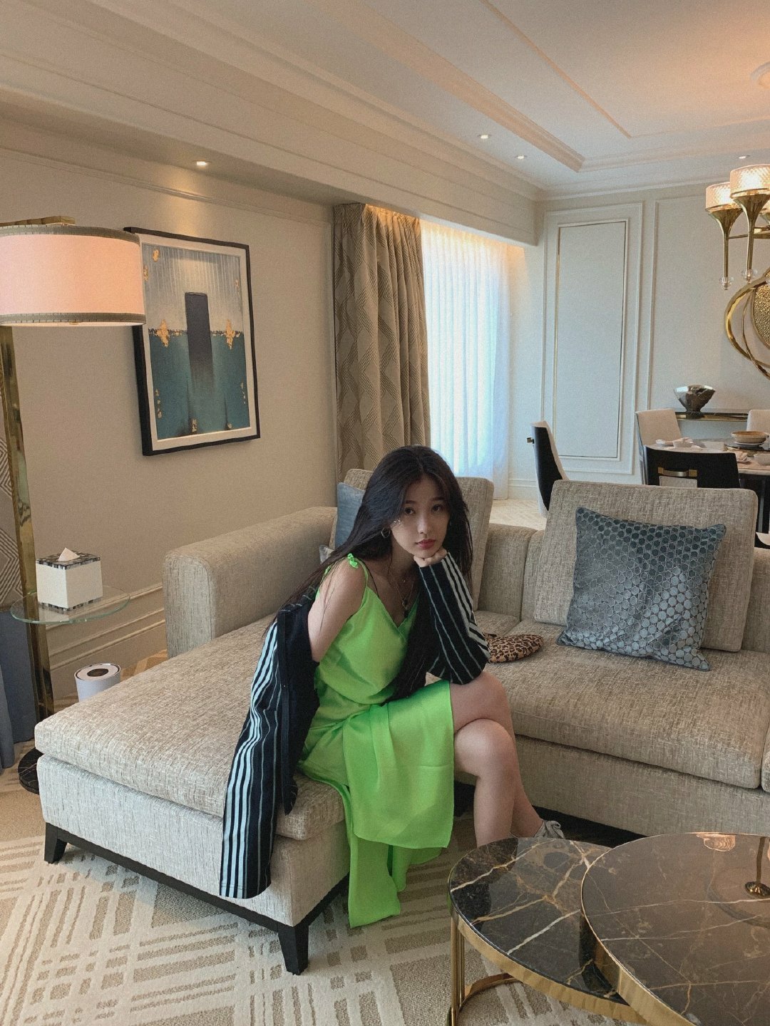 看演唱会💚🩷🖤 