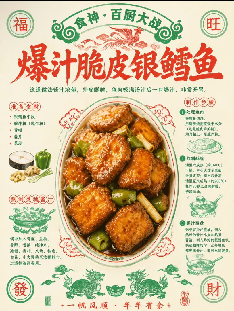 百厨大战让ai出菜谱百厨大战 AI写菜谱文笔氛围感拉满，巧克力搭配牛肝菌这种组合