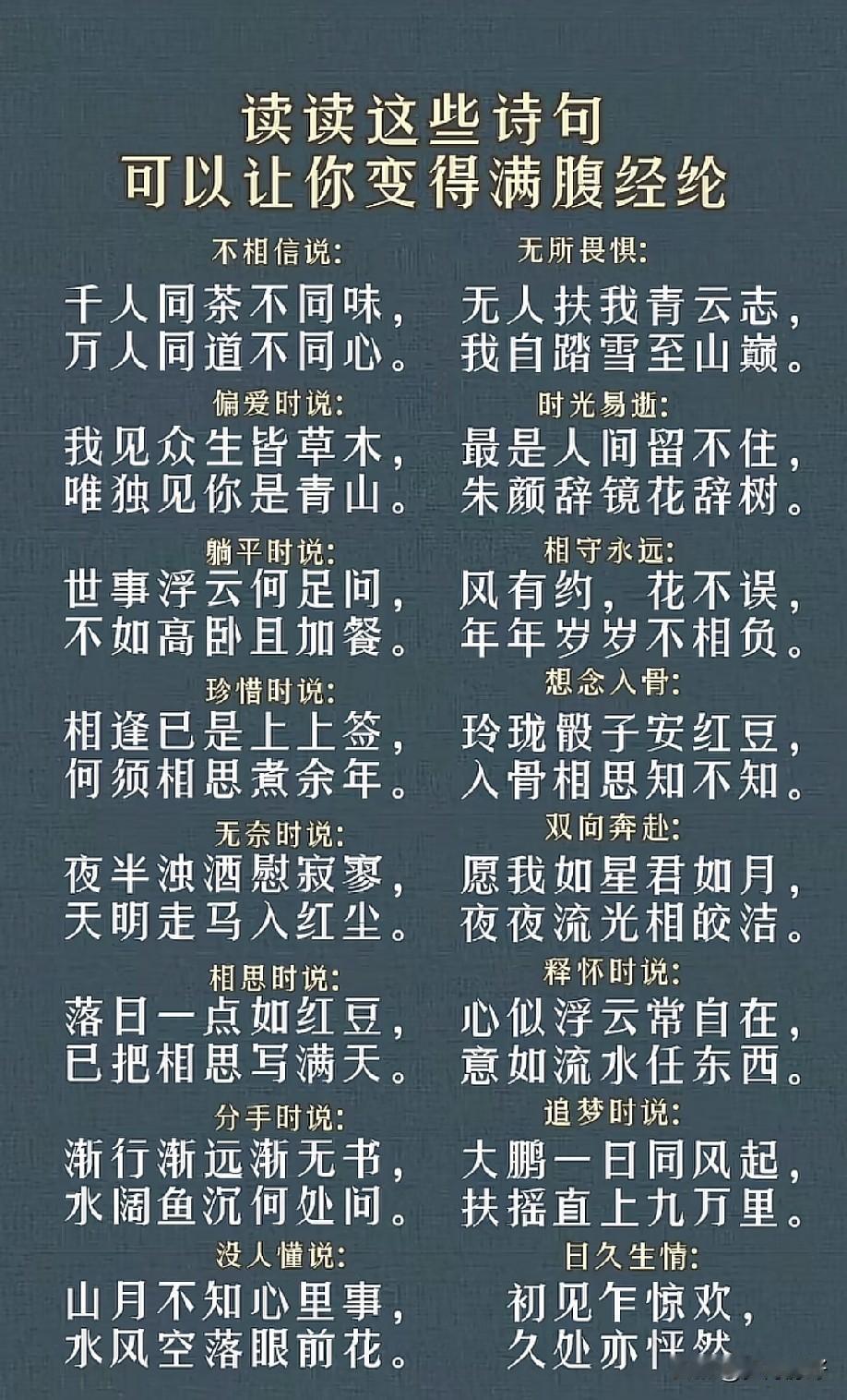 诗中自有青云志，独踏雪至山巅。
