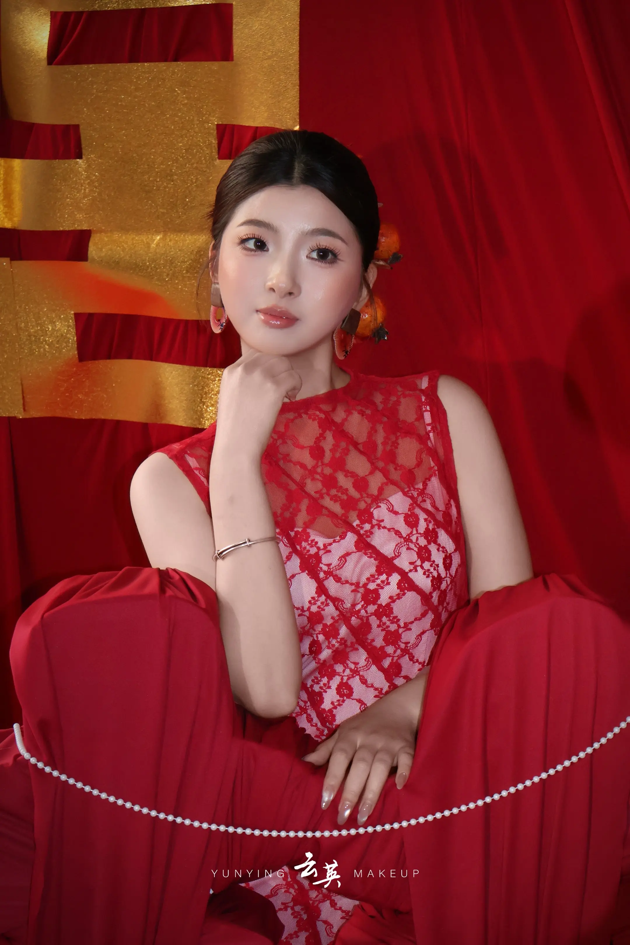 妆后精准焊死回族长相，眉眼皆是民族风情