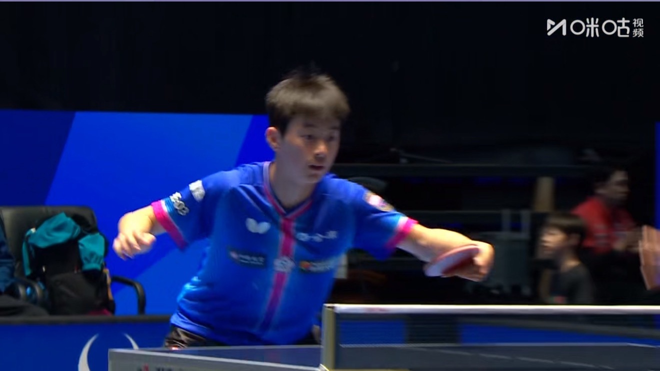 2026海口亚洲杯男子组R3郭冠宏3-0斯内特（12-10 11-4 11-5）