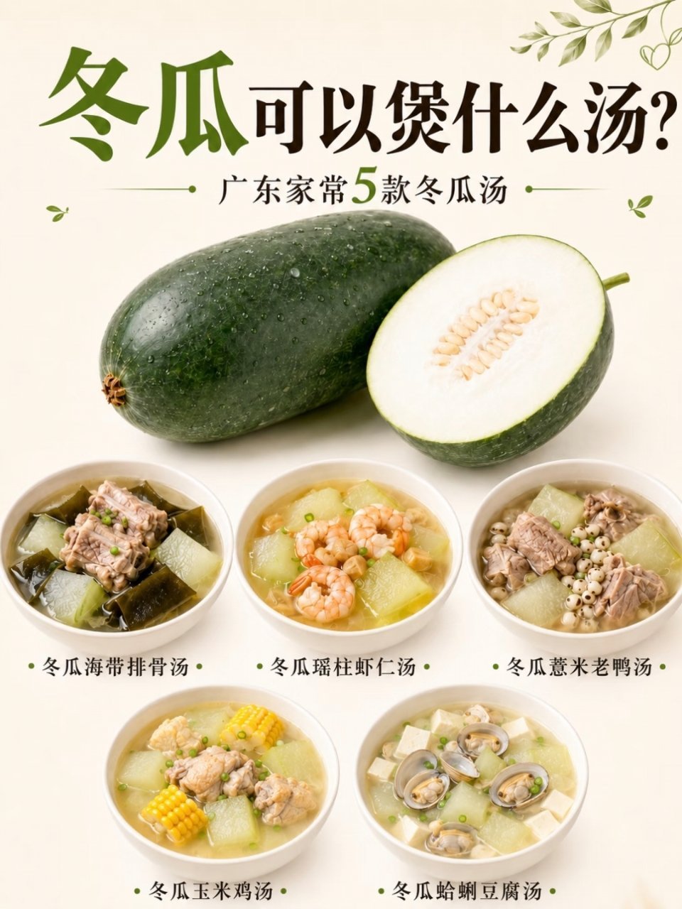 解暑夏季单品 冬瓜除了夏天可以抱着冬瓜当“天然空调”这个梗，其实夏天真的很适合煲