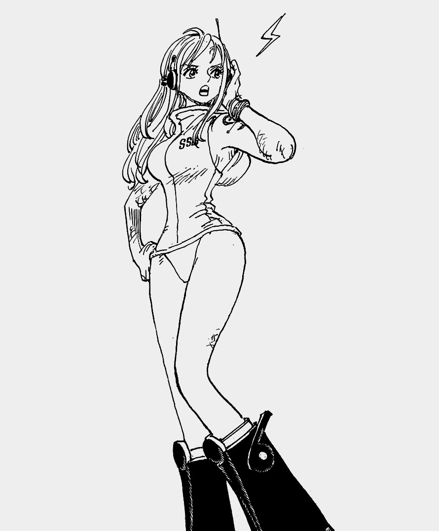 黑白色的海贼王女神们！都好美呀[哇][哇][哇]#海贼王##动漫# ​​​