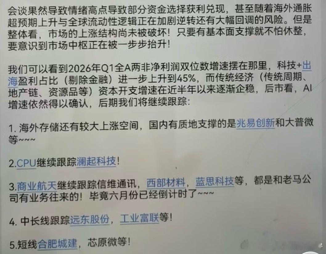 当前市场主线方向十分明确（附个人持仓股）：1. 周末传出即将上市的长鑫业绩超预期