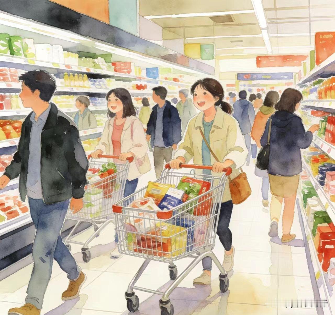 现在的人越来越能共情了！
昨天周末，和妈妈一起出去购物。一路上妈妈都说她自己付钱