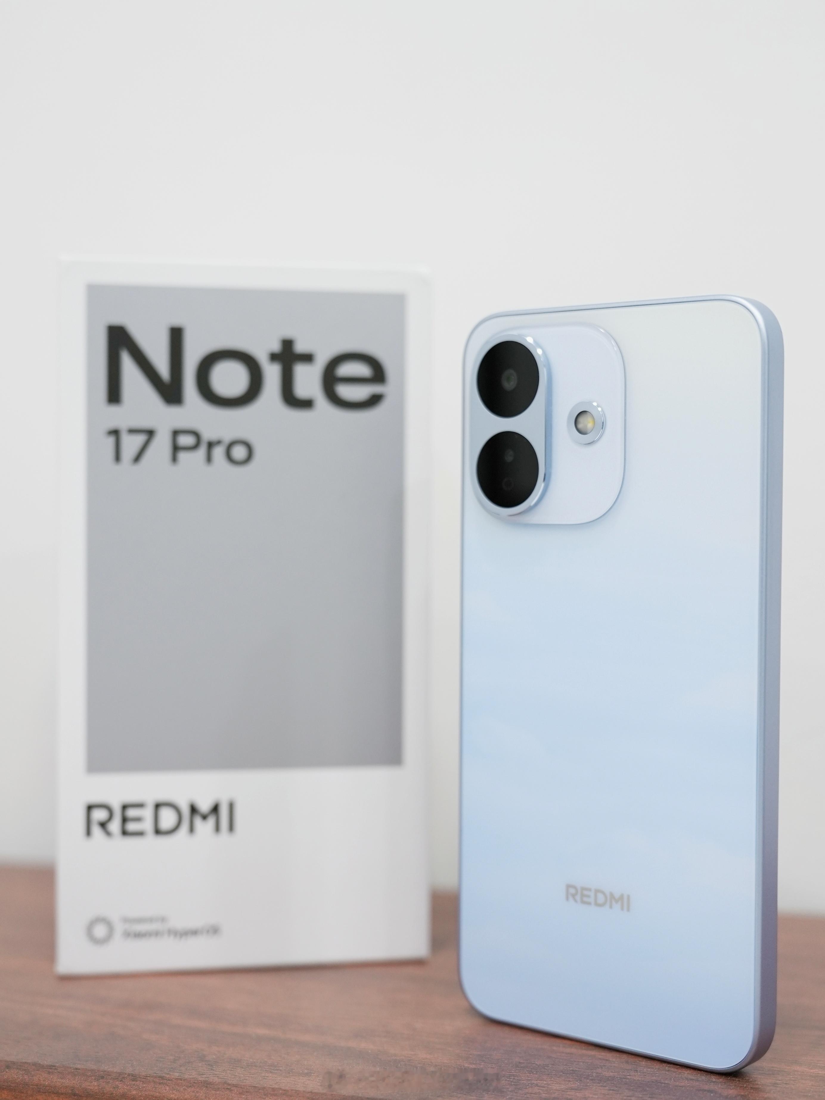 我又在第一时间上手了Note 17 Pro～这个晴空蓝色很好看吧