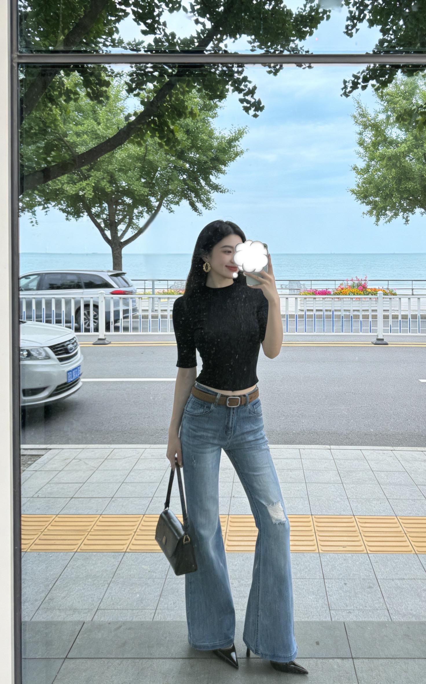 微喇 +尖头高跟 yyds.