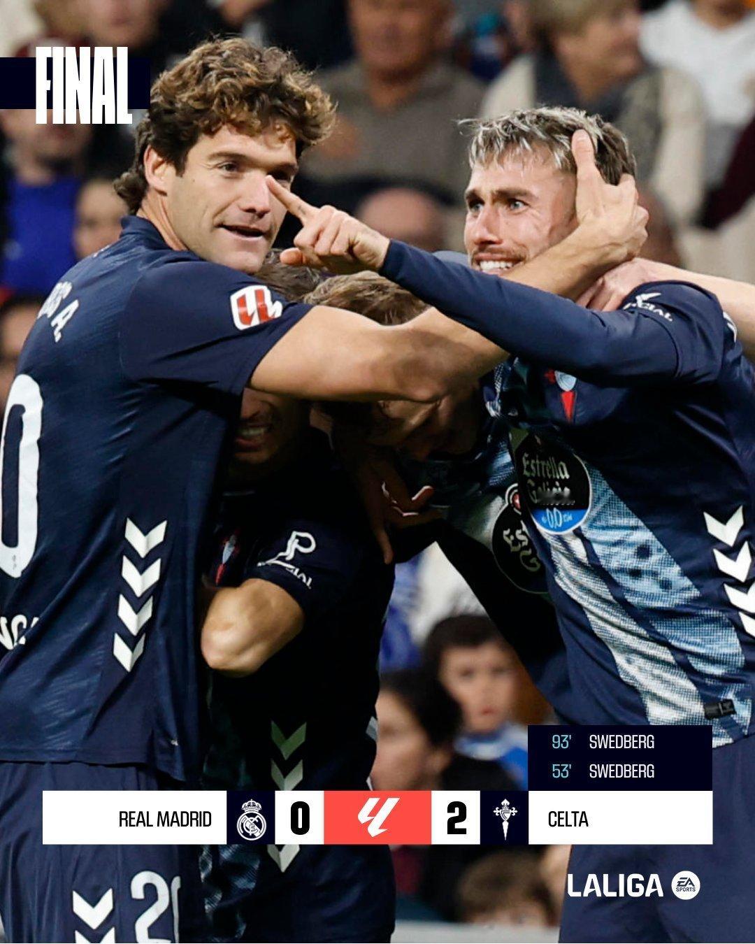 有一句话怎么说来着，全靠同行衬托皇马0比2塞尔塔