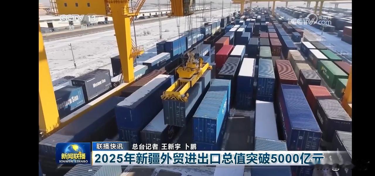 2025年新疆外贸进出口总值突破5000亿元！