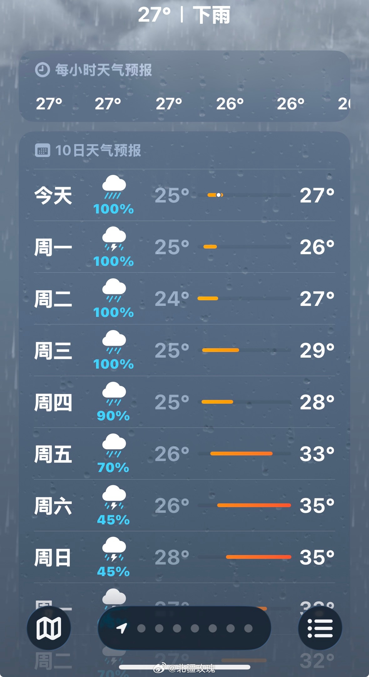 广西的雨就这样下到天荒地老...快点还我大晴天☀️🌞 