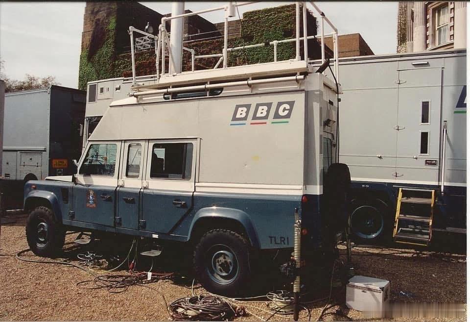BBC的路虎小型转播车 