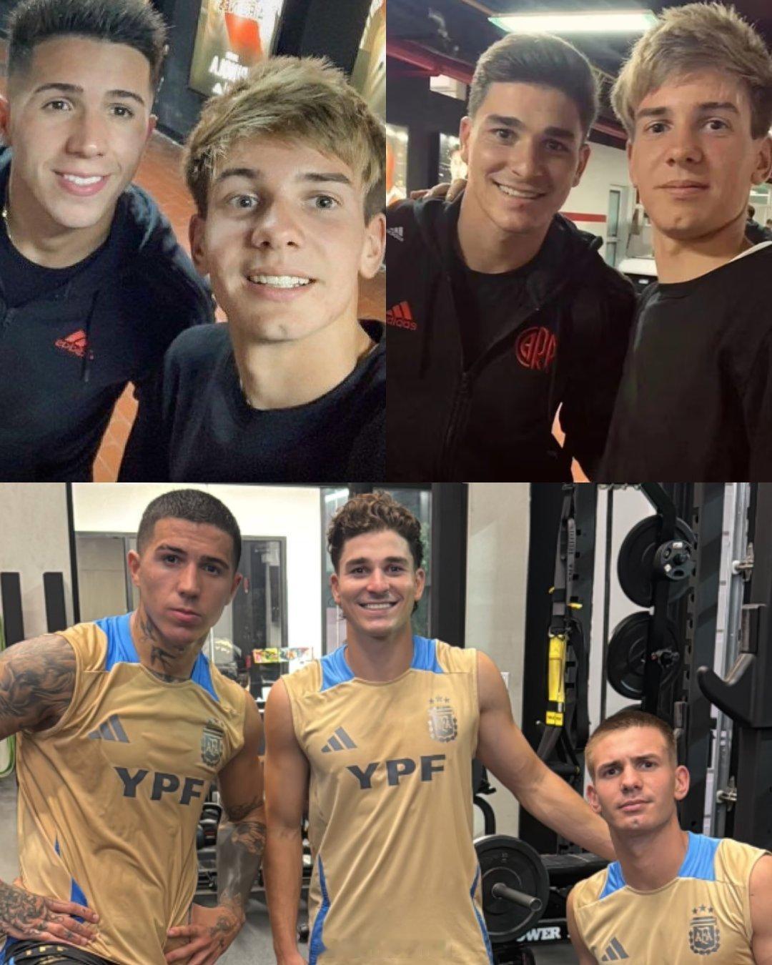 河床[超话] 几年前，弗朗哥·马斯坦托诺以一名球童和仰慕者的身份，向当时的河床球