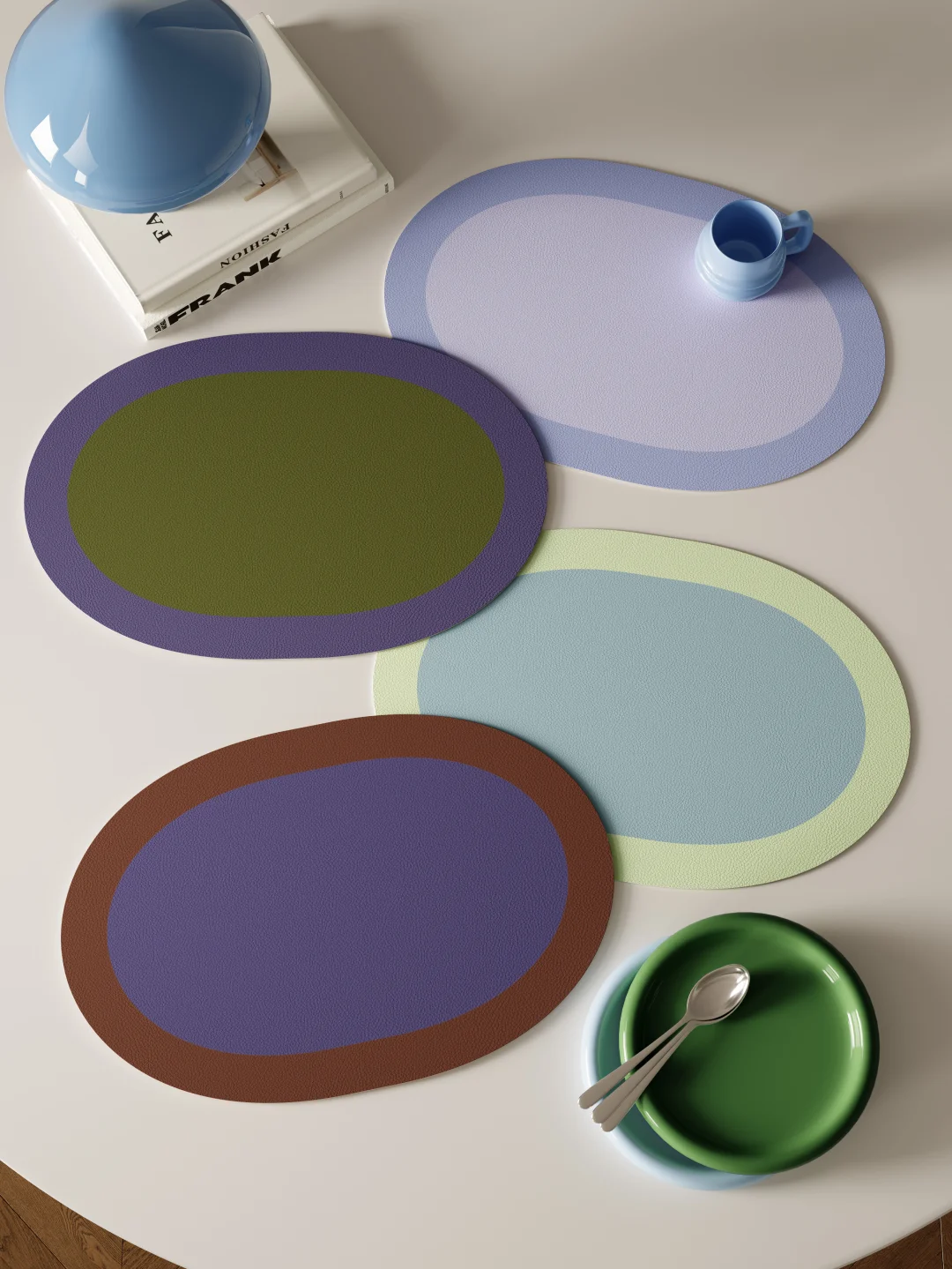 紫色的魅力谁懂！mcm小众艺术餐垫🟣时髦亮眼